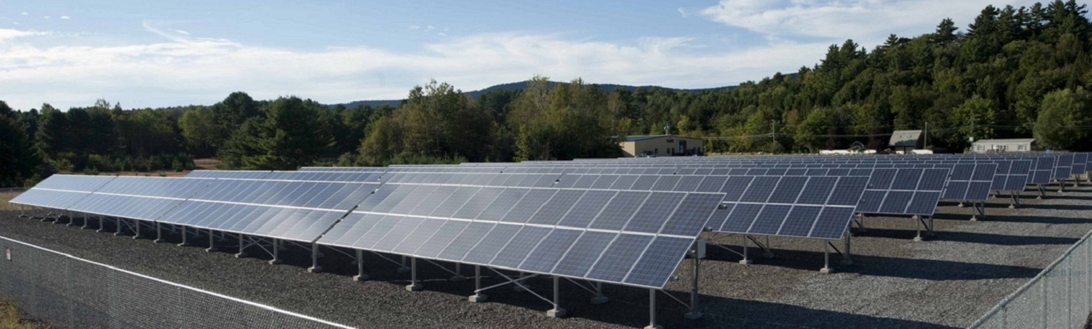 Solar Panels used to Power IVEK's facility