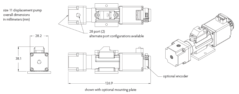 linear displacement pump 11